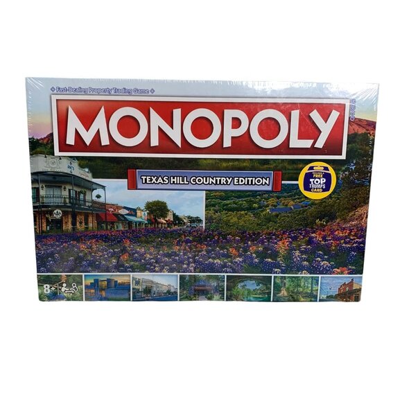 NEW Monopoly Board Game "Texas Hill Country Edition" For Age 8 + and 2-6 Players - Picture 2 of 8
